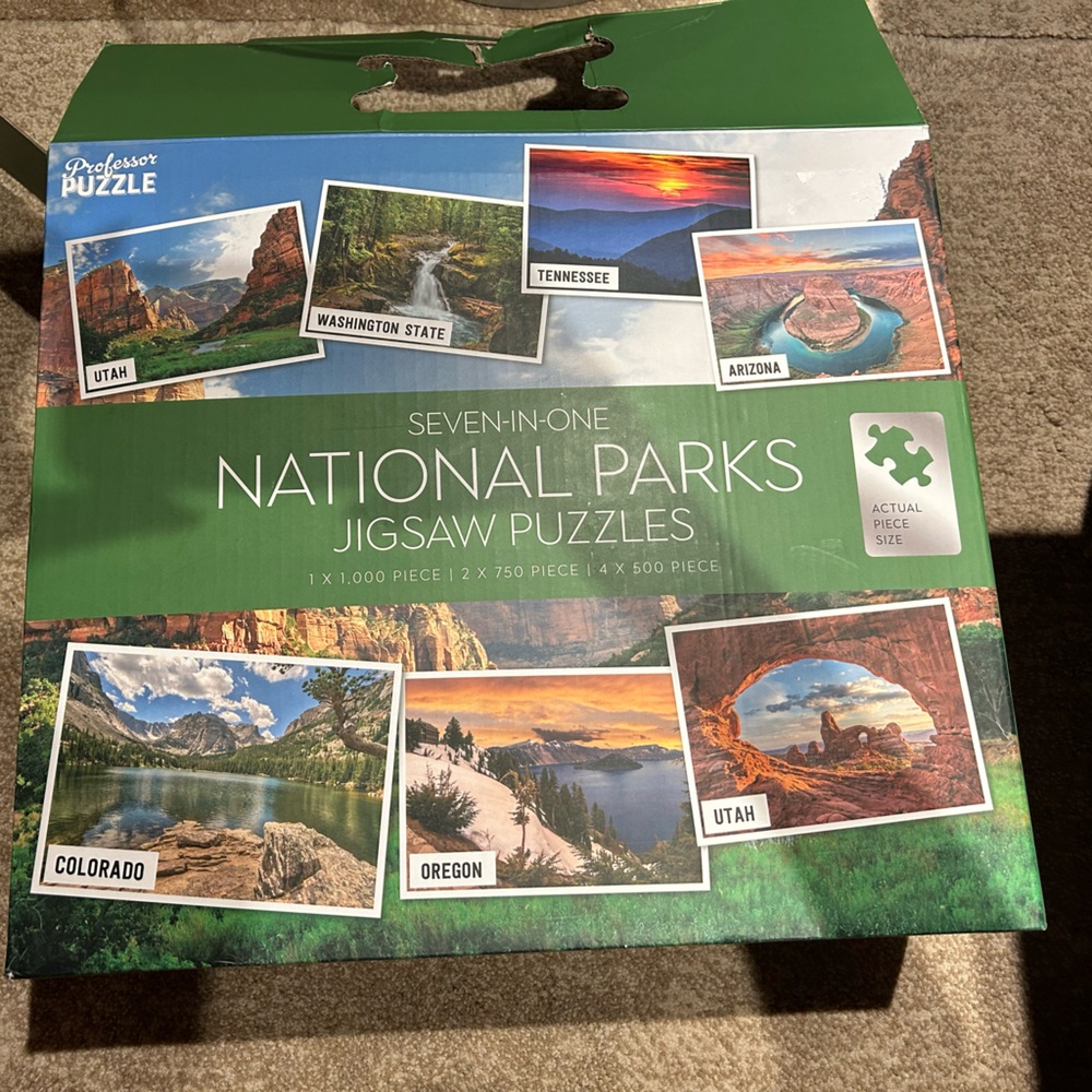 Seven-In-One National Parks Puzzles